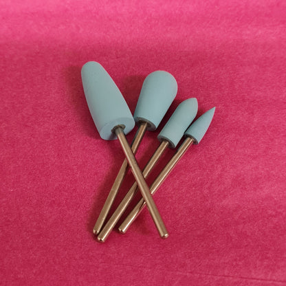 Polisher drill bits for E-file manicure/pedicure,  4 pcs image 1