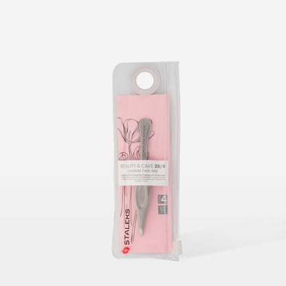 Eyebrow tweezers BEAUTY & CARE 20 TYPE 4 (narrow bevelled)