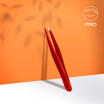 Eyebrow tweezers red EXPERT 11 TYPE 5r (point)