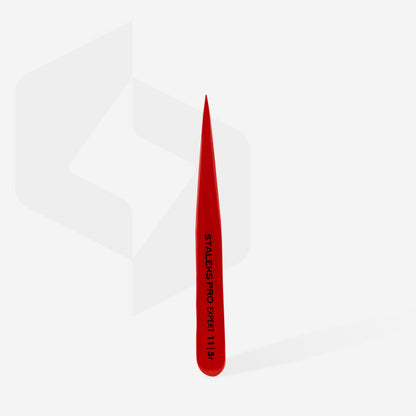 Eyebrow tweezers red EXPERT 11 TYPE 5r (point)