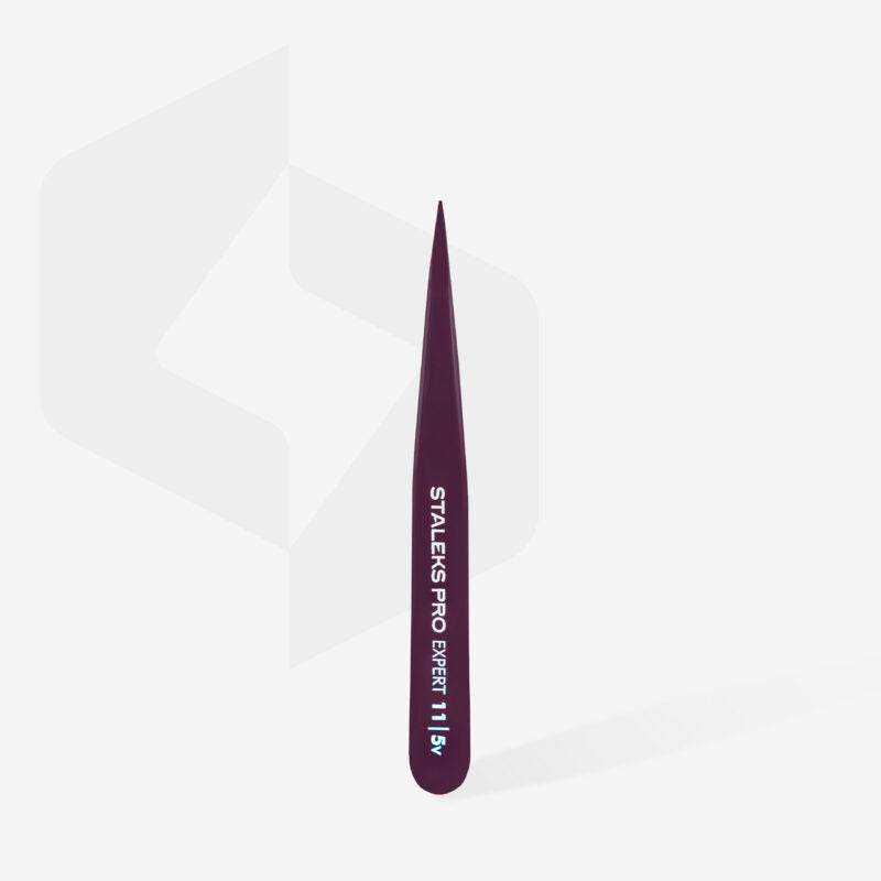 Eyebrow tweezers violet EXPERT 11 TYPE 5v (point)