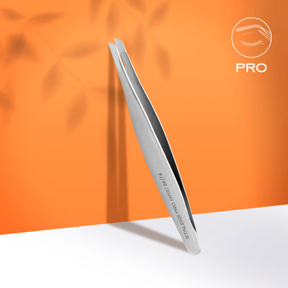 TE-20/4 | Eyebrow tweezers EXPERT 20 TYPE 4 (narrow bevelled)