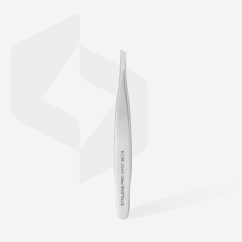 TE-20/4 | Eyebrow tweezers EXPERT 20 TYPE 4 (narrow bevelled)